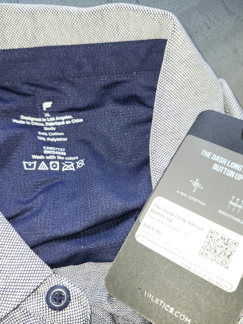 Fabletic The Dash Button Down Shirt - Picture 3 of 3